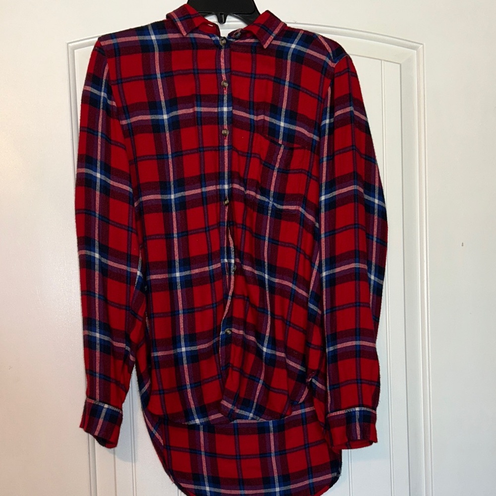 American eagle red flannel medium